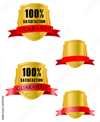 100% satisfaction guarantee badge