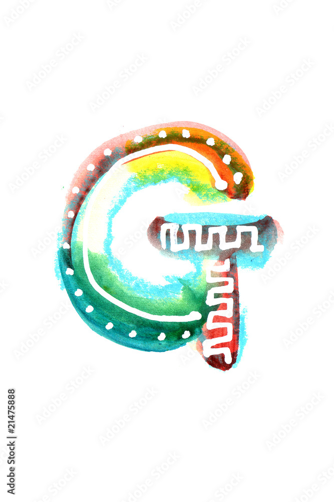 アルファベット大文字g Stock イラスト Adobe Stock