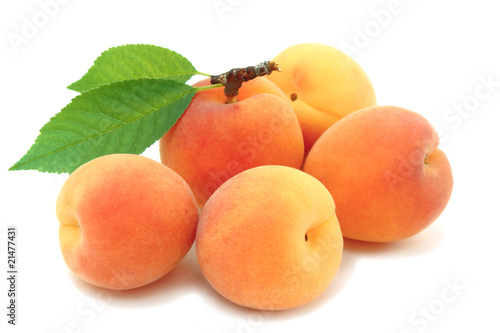 Ripe apricot.