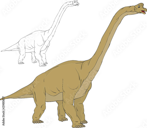 vector - dinosaur isolated on background