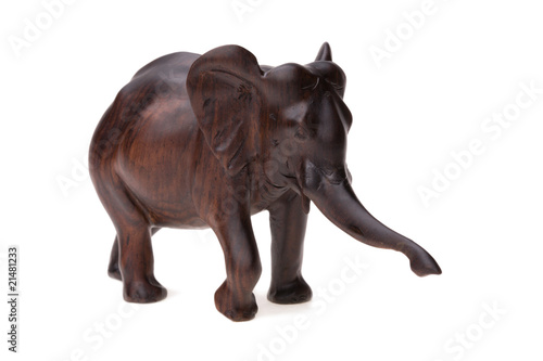 Wood elephant . Souvenir of sandalwood.