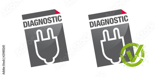 icone diagnostic electricite