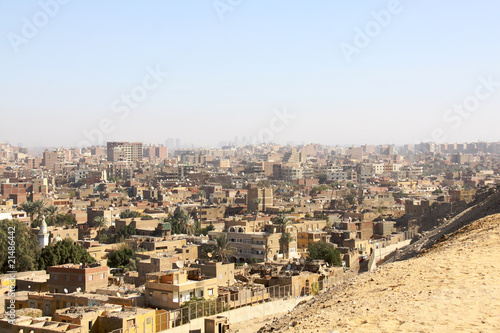 the skyline of Cairo Egypt