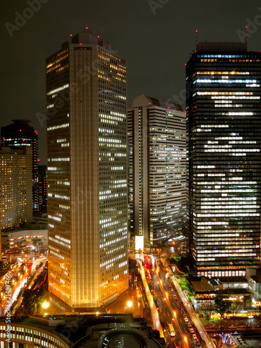 東京　新宿の夜景