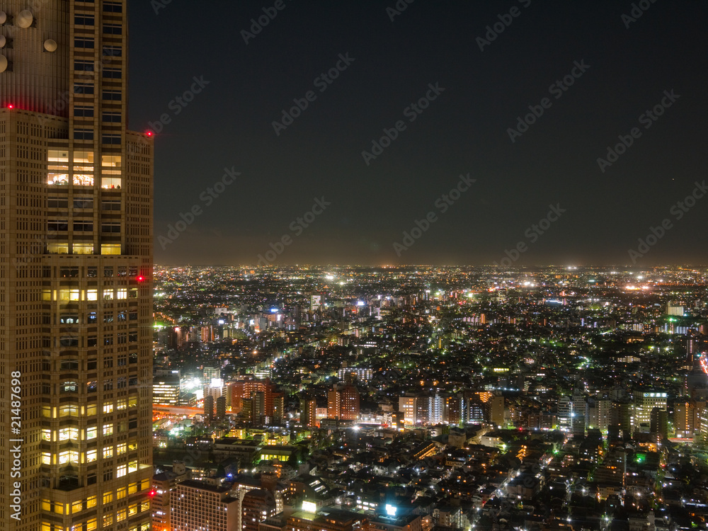 Fototapeta premium 東京 新宿の夜景