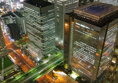 東京　新宿の夜景