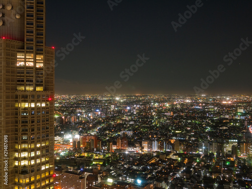東京　新宿の夜景