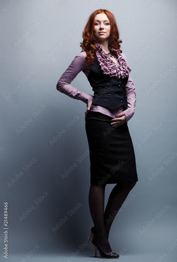 Fototapeta premium Young businesswoman