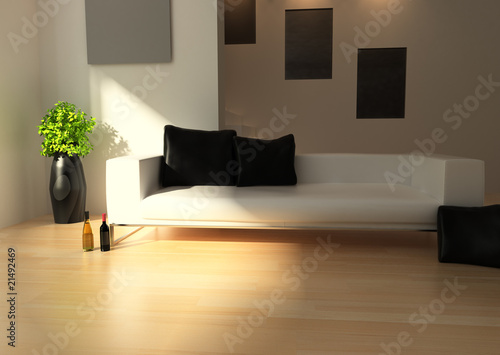 modern drawing room