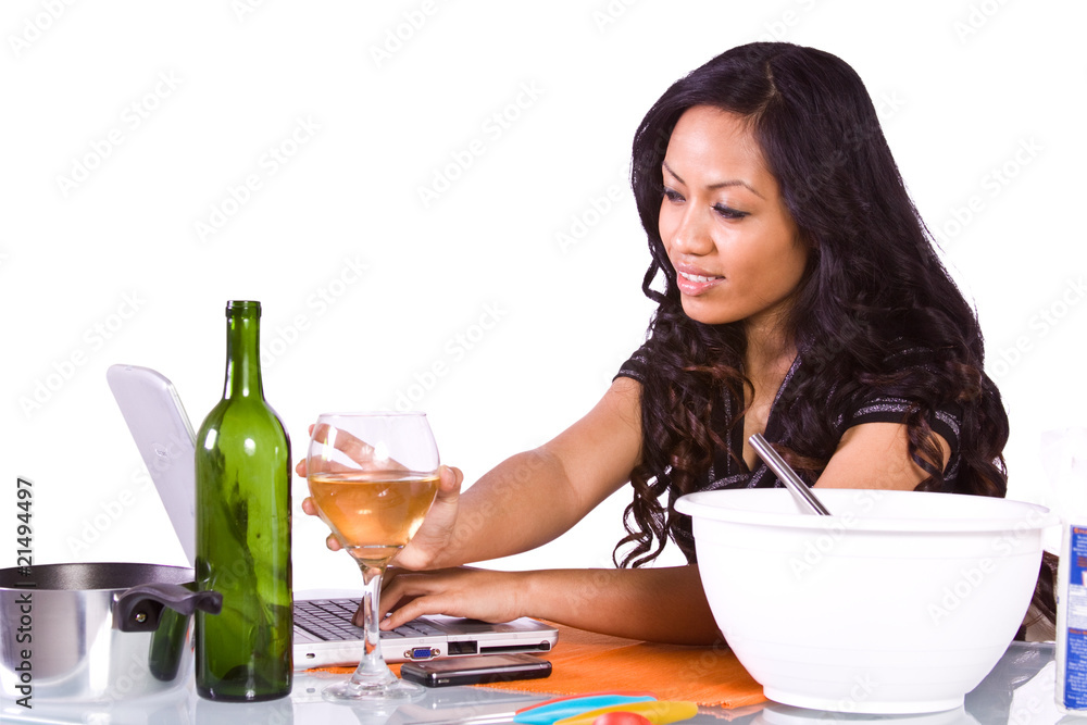 Beautiful Girl Preparing Food Beautiful Girl Preparing Food