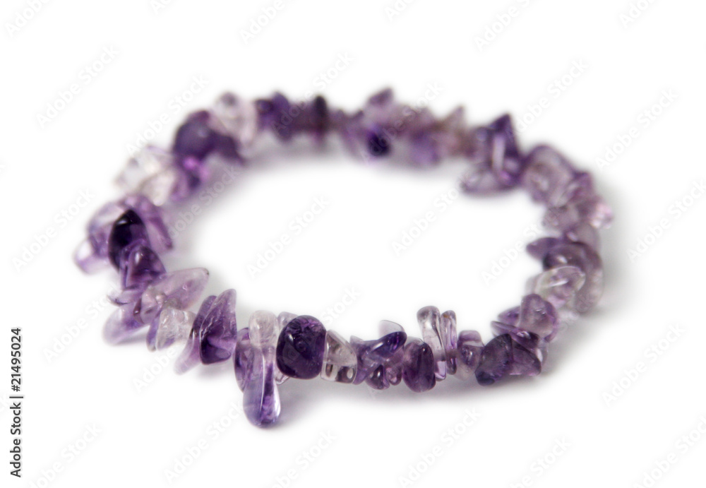 Bracelet en améthyste du Brésil Bracelet en améthyste du Brésil