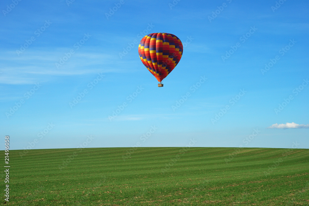 Naklejka premium Montgolfière
