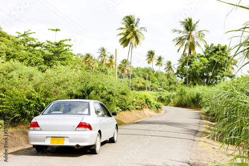 car on road, Grenada © Richard Semik