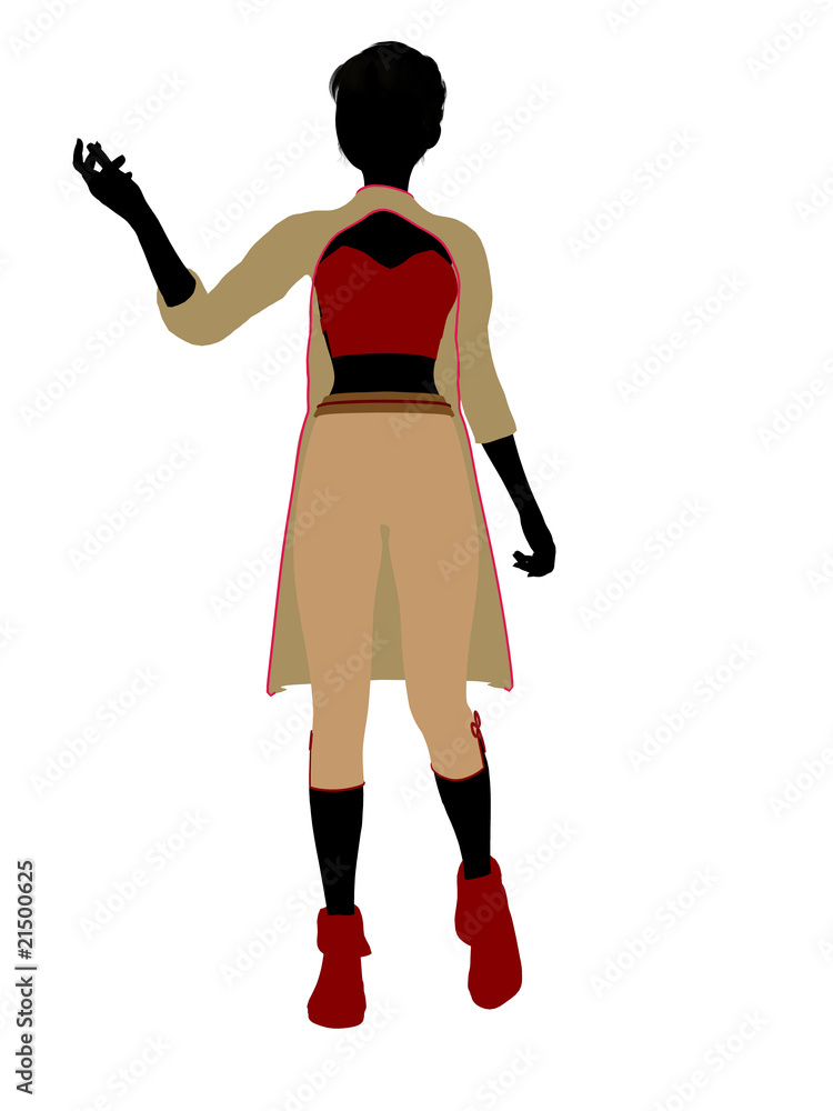 Jasmine Silhouette Illustration