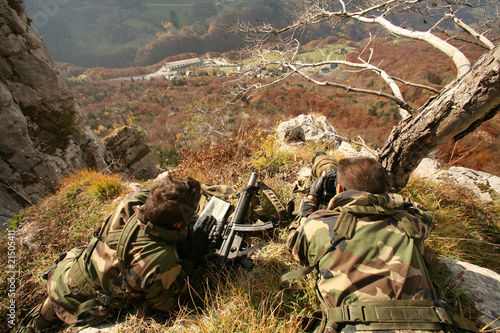 Slika na platnu Militaire - chasseurs alpins