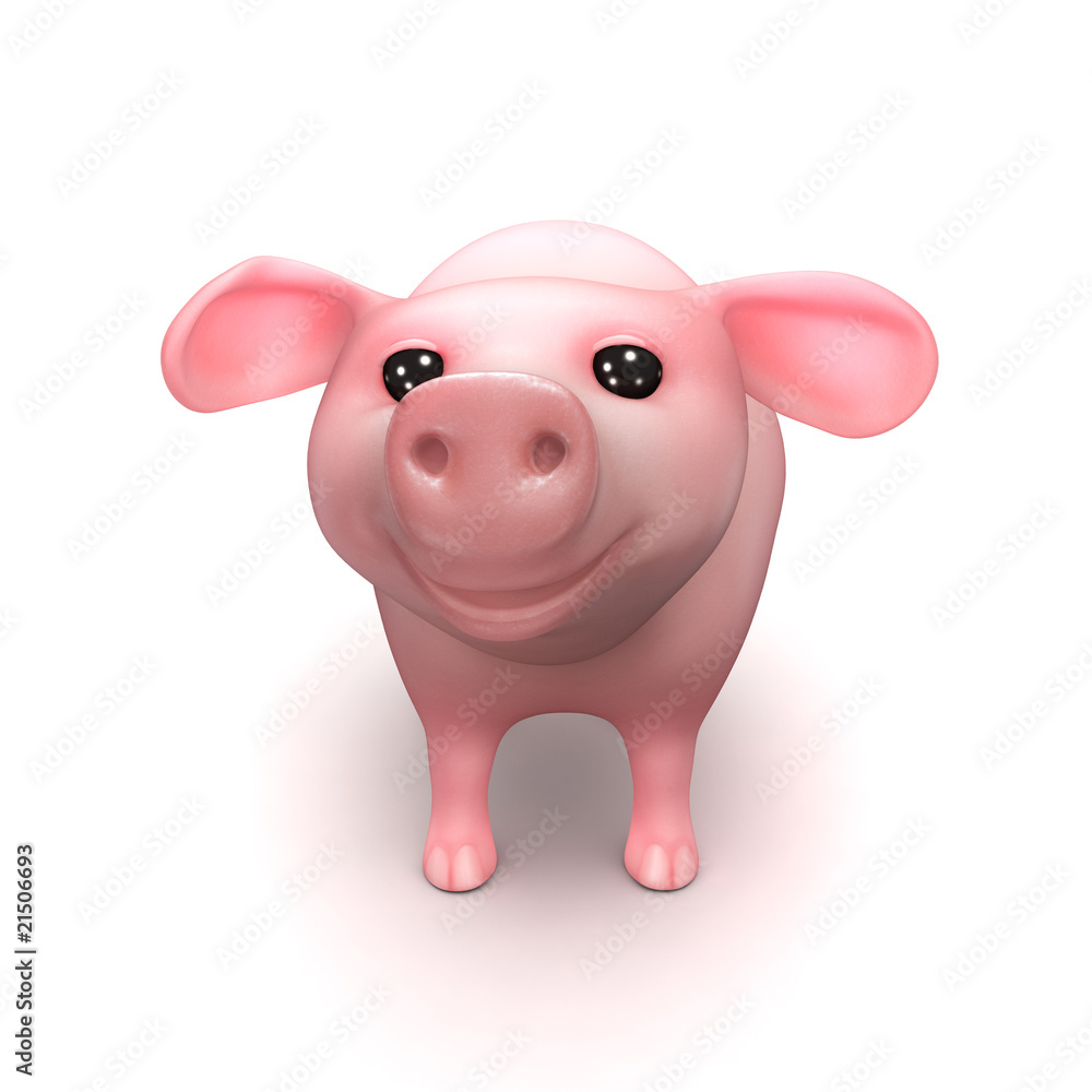 Inquisitive piglet Inquisitive piglet