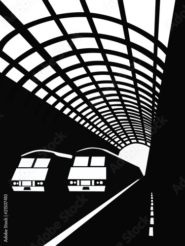 Ttrain station vector