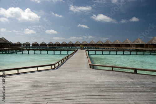 Overwater bungalows, Maldives © forcdan