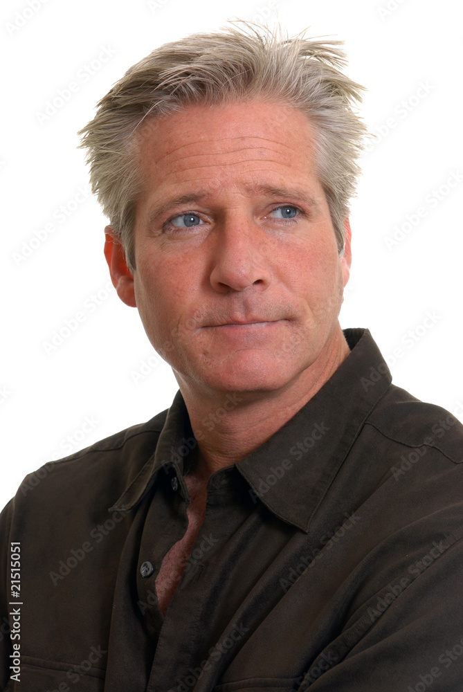 Obraz premium Man with surprised look