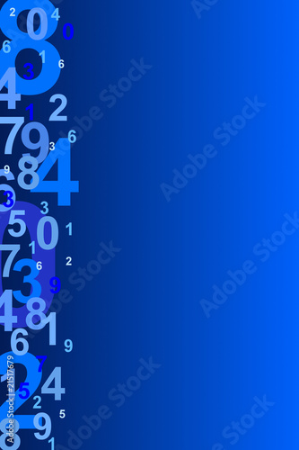 Numbers background