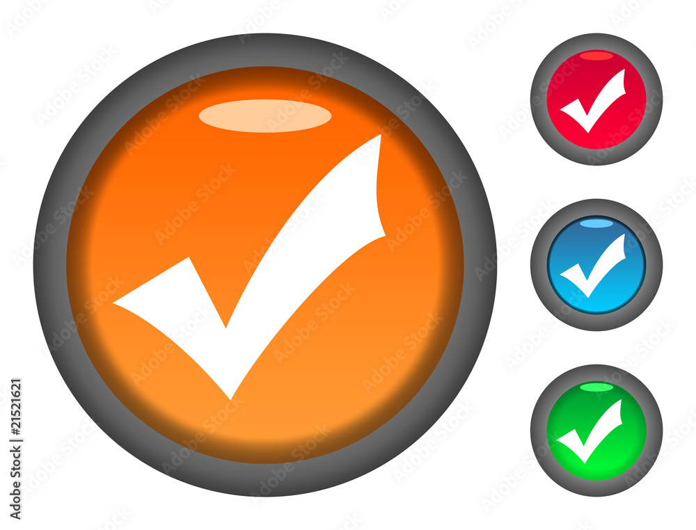 Check mark button icons