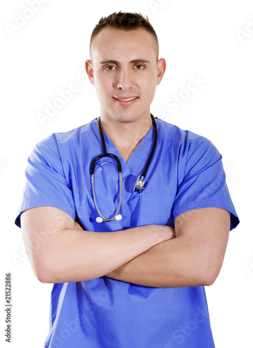 Male health care worker