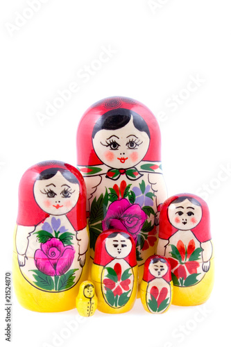 Group of Russian nesting dolls © Elena Blokhina