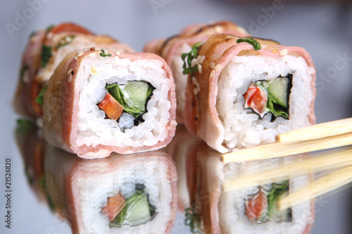 Obraz na płótnie Sushi w salonie