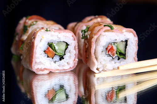Obraz na płótnie Sushi w salonie
