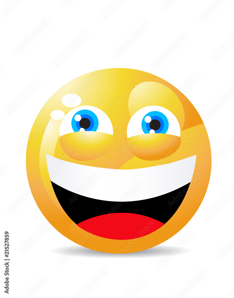 Fototapeta premium yellow smiley face