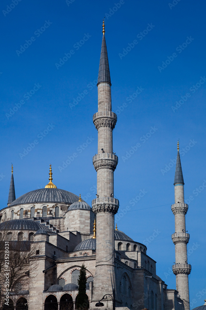 Minaretes de la mezquita azul, Estambul, Turquia