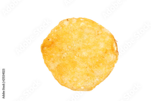 The one piece of chips isolated