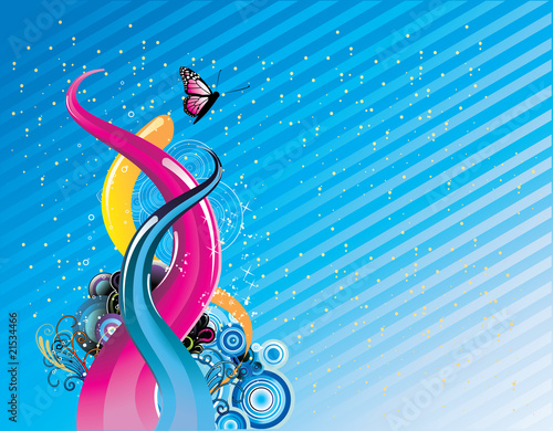 curvas glossy en vector