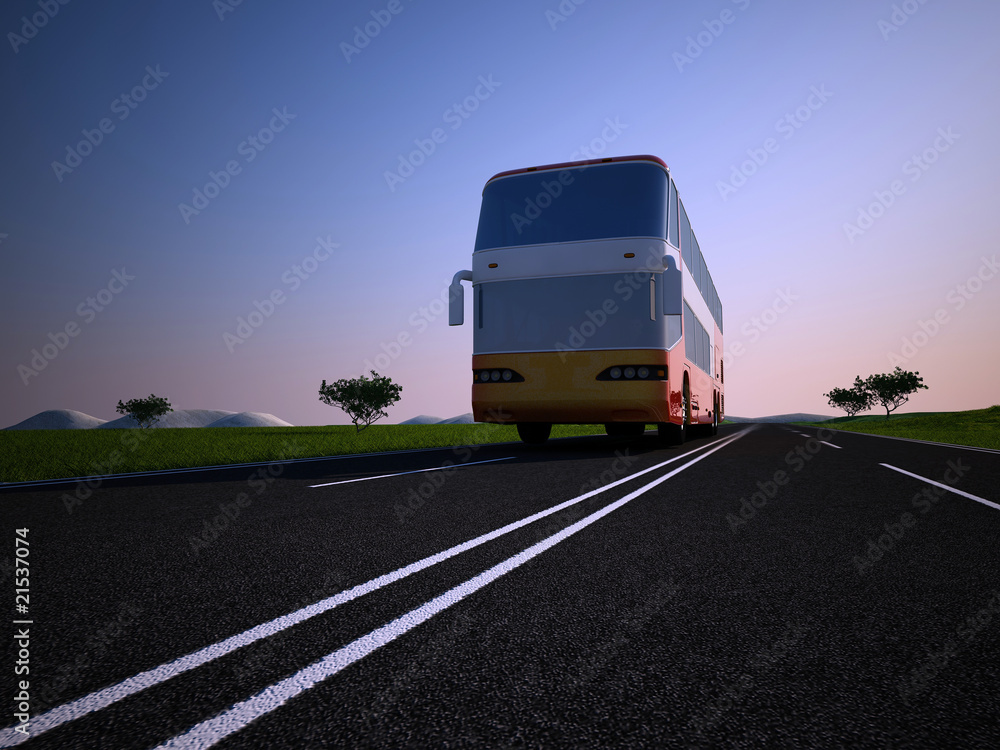 The tourist bus