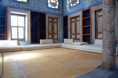 Salon del palacio Topkapi, Estambul, Turkey photo