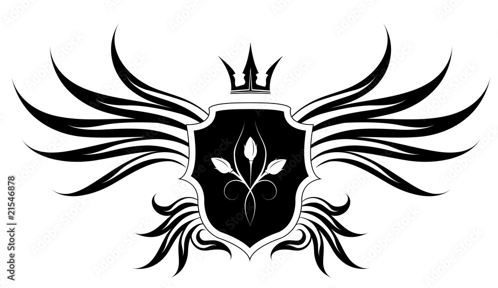 crown, wind, banner crown, wind, banner