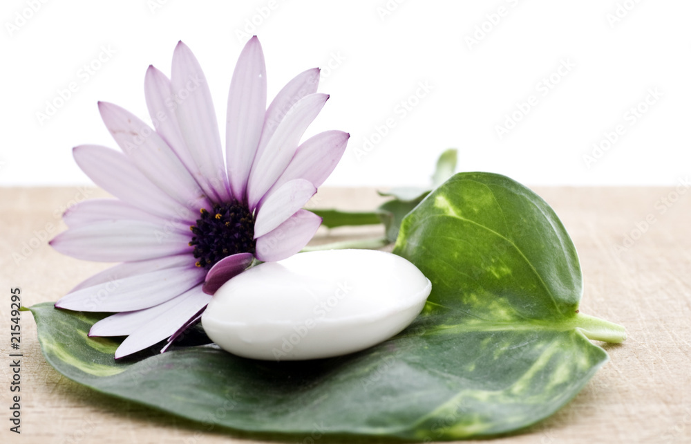saponetta con fiore saponetta con fiore