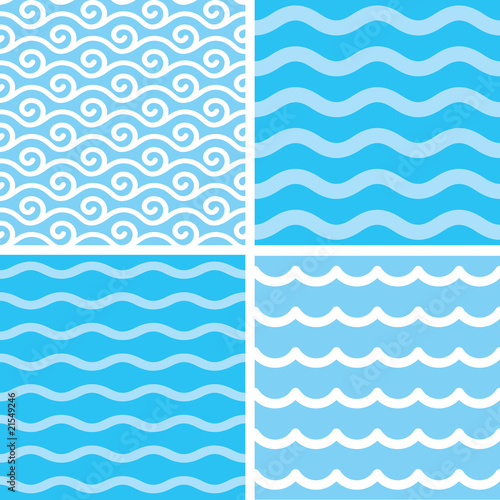 Seamless wave patterns