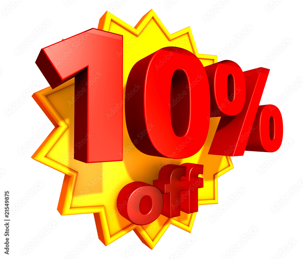 10% price off discount 10% price off discount