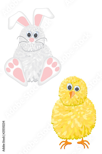 Cute Easter Vector Decorations