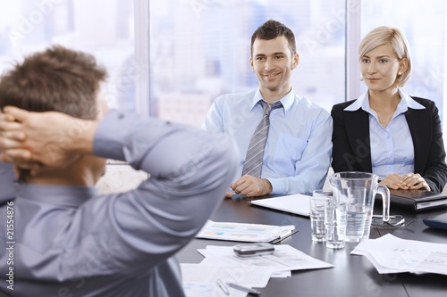 Porfessionals in office