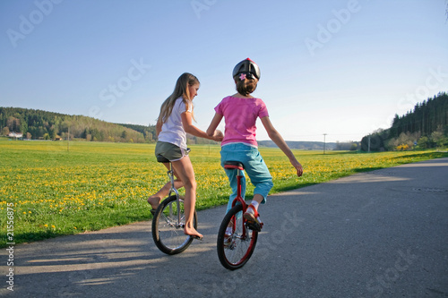 Obraz na płótnie unicycle friends w salonie