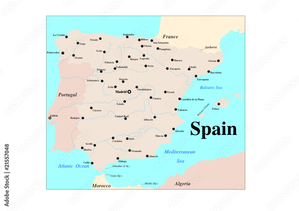 Fototapeta Spanien
