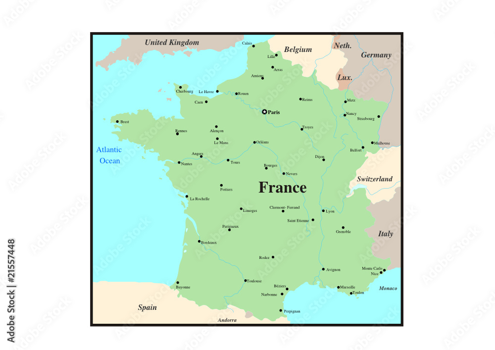 Obraz premium Frankreich