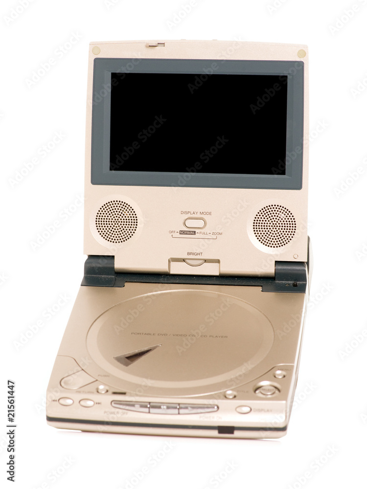 Fototapeta premium Portable DVD player