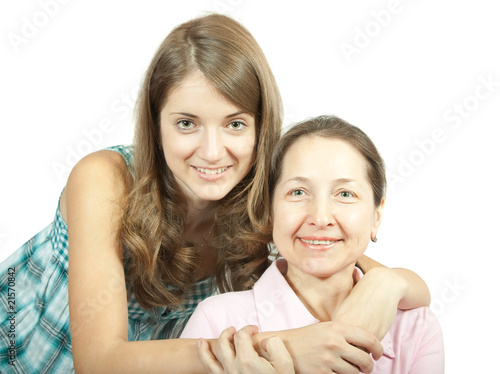 Mother and Young Daughter