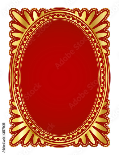 Oval frame