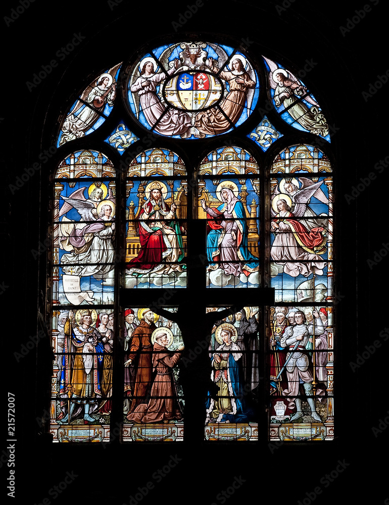 Stained glass window