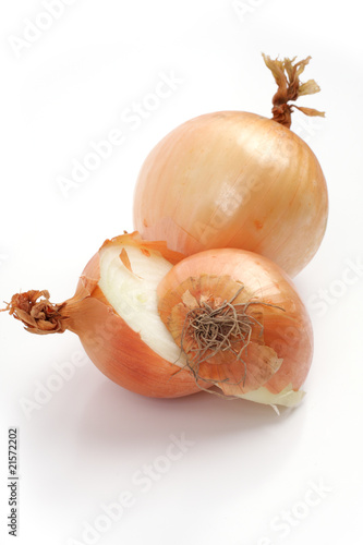 onions isolated on a white background