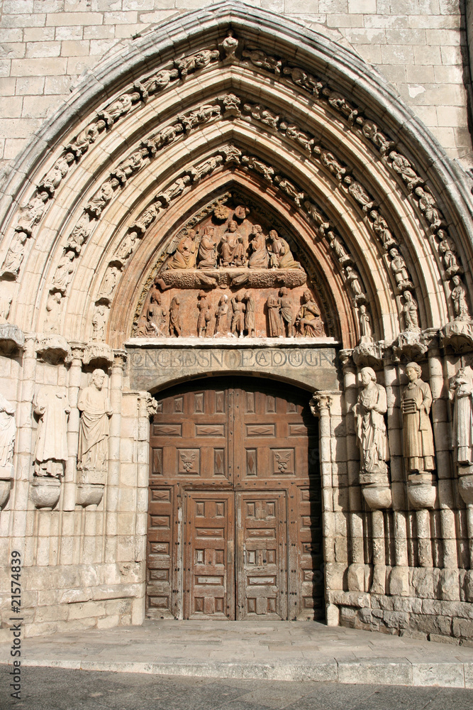 Burgos, Spain - Saint Stephen church